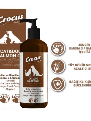 Crocus Kedi Köpek Somon Yağı 200 Ml