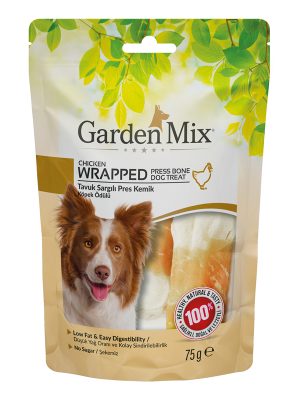 GARDEN MIX SARGILI PRES KEMIK KÖPEK ÖDÜLÜ 75 GR X 4 ADET