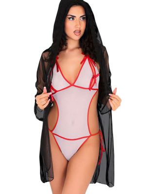 Beyaz Fantezi 2' Li Takım - 1371 - Beden S/M