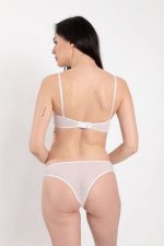 Beyaz Tül Sütyen Takım - 881 - Beden S - Görsel 3