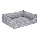 Pet Comfort Uniform Gri Puantiyeli Köpek Yatağı M 60x70cm - Görsel 2