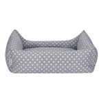 Pet Comfort Uniform Gri Puantiyeli Köpek Yatağı M 60x70cm - Görsel 3