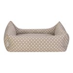 Pet Comfort Uniform Bej Puantiyeli Köpek Yatağı M 60x70cm - Görsel 3