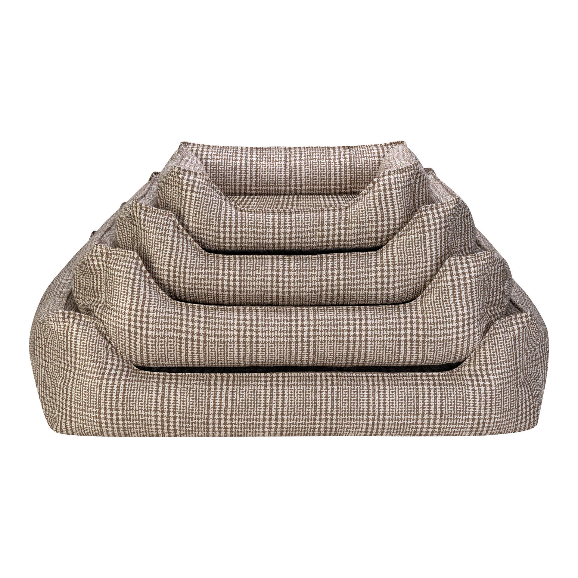Pet Comfort Delta Varius Bej Kareli Kedi ve Köpek Yatağı S 60x75cm - Görsel 4