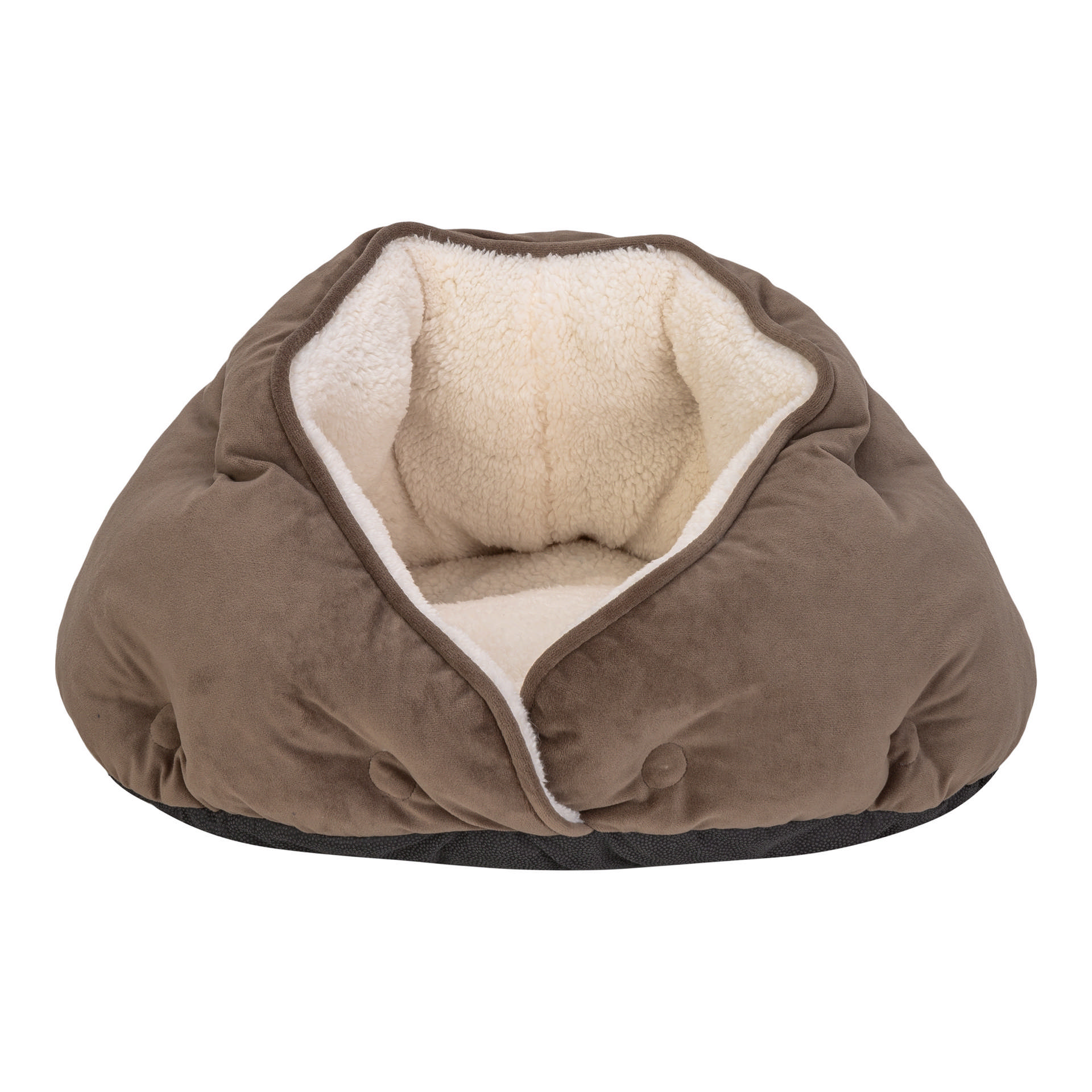 Pet Comfort Paris Perla Kedi ve Köpek Yatağı Kahverengi 50cm - Görsel 1