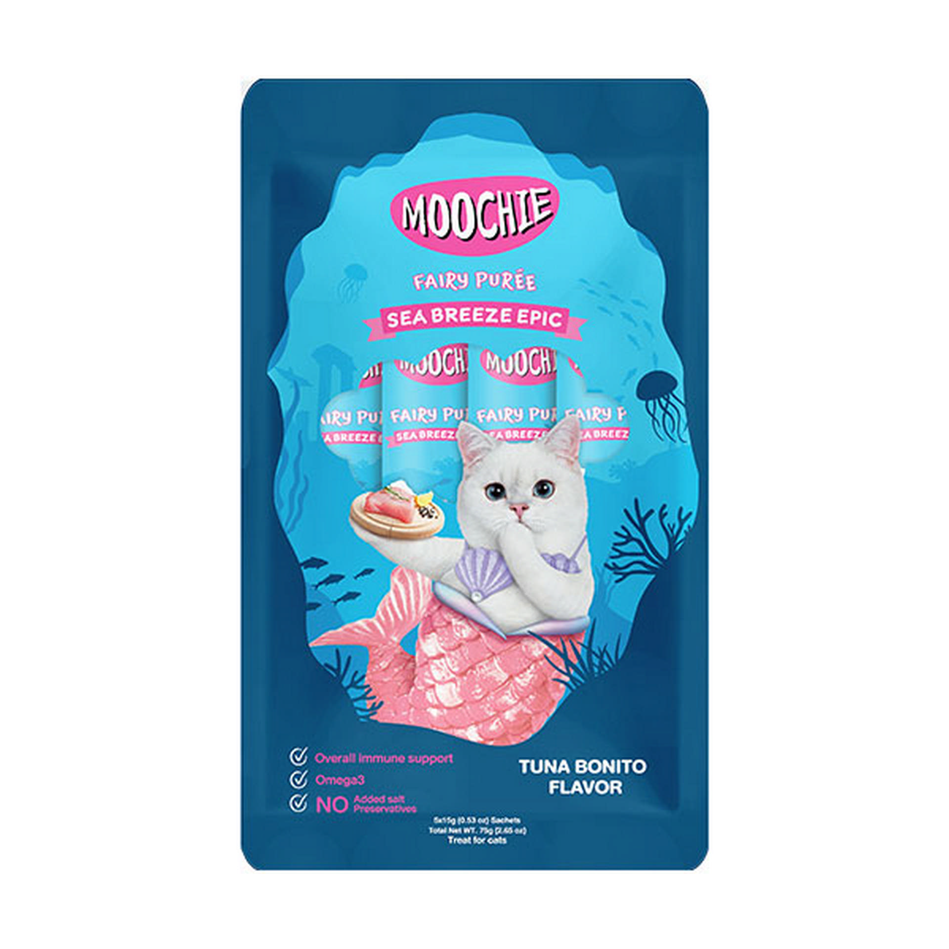 1047722_446-C0171.jpg Moochie Sıvı Kedi Ödülü Ton-Palamut 5x15 Gr - Görsel 1