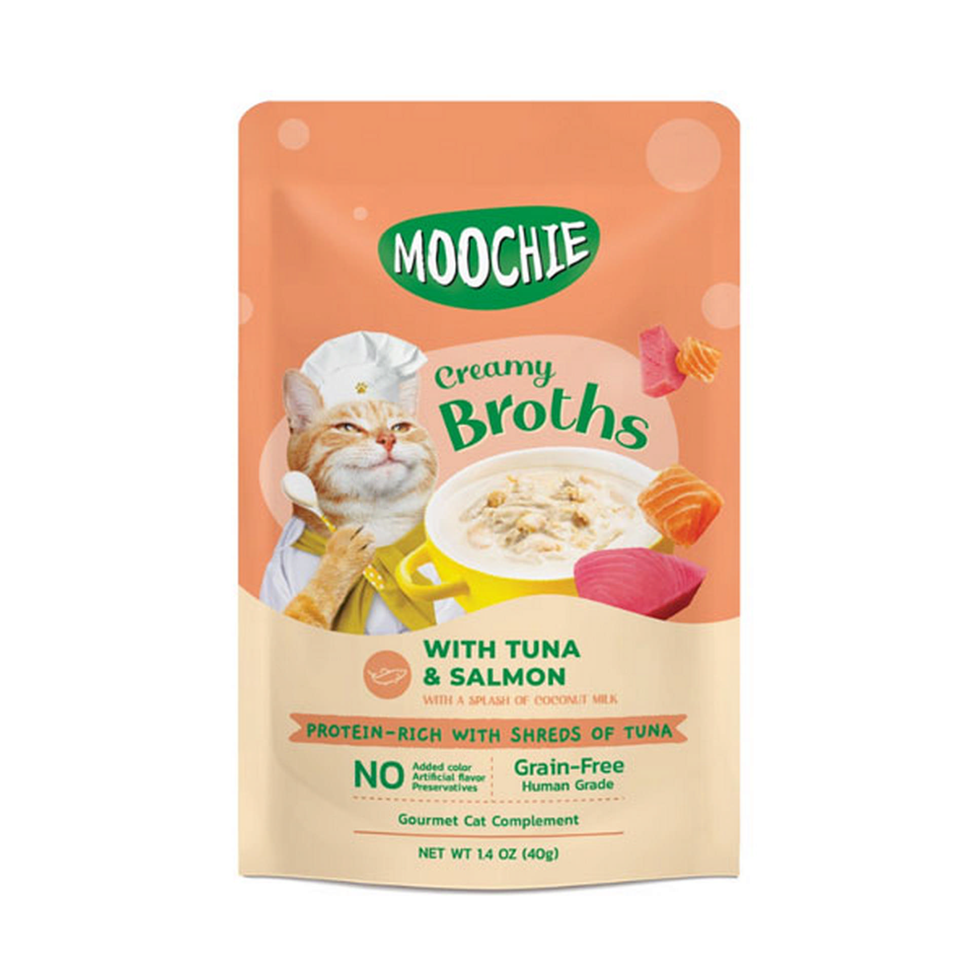 1047729_446-C0199.jpg Moochie Çorba Kedi Ödülü Ton-Somon 40 Gr - Görsel 1