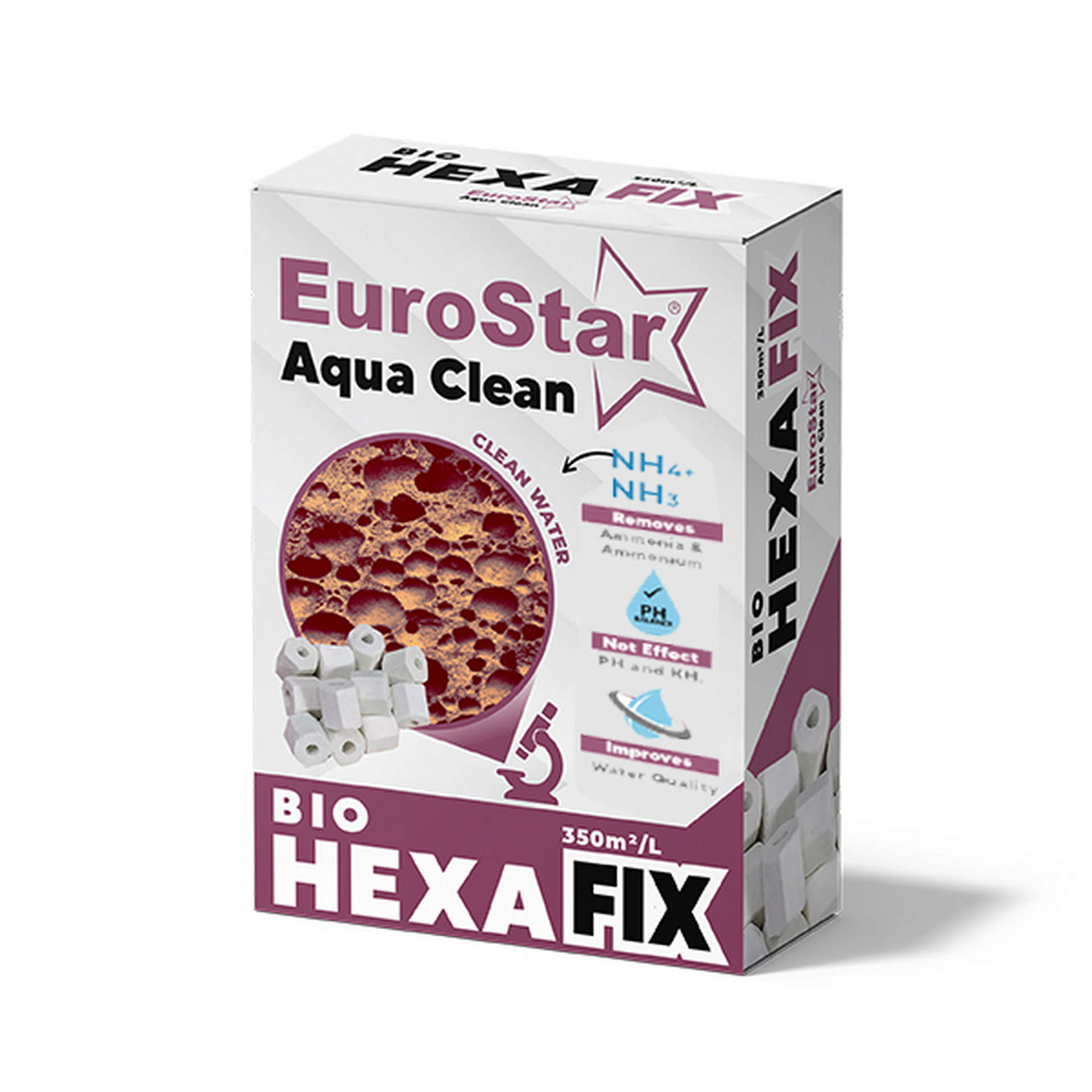1047792_452-1009.jpg EuroStar Bio Filter Ring Hexagon 500 Ml - Görsel 1