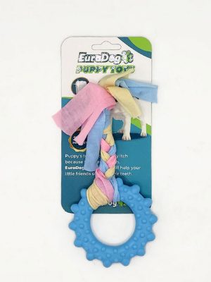 EuroDog Puppy Toys Mavi Çark Diş Kaşıma Oyuncağı