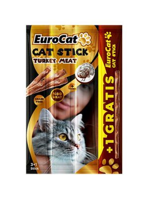 EuroCat CatStick Hindi Etli 4x5 gr