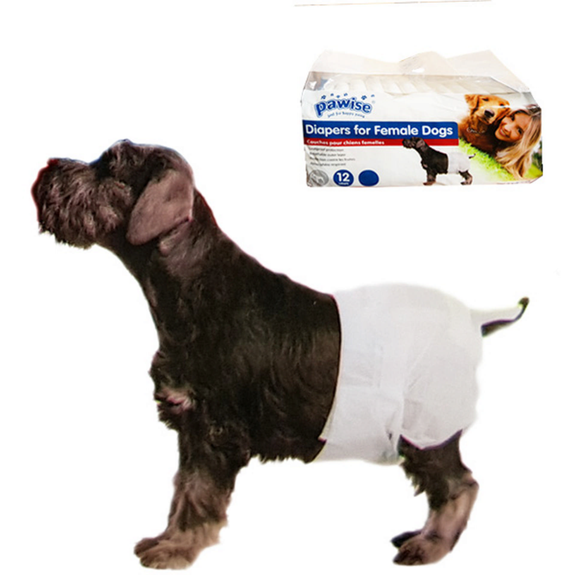 1048540_679-12973.jpg Pawise Köpek Alt Bağlama Bezi L Boy 12 Adet - Görsel 1