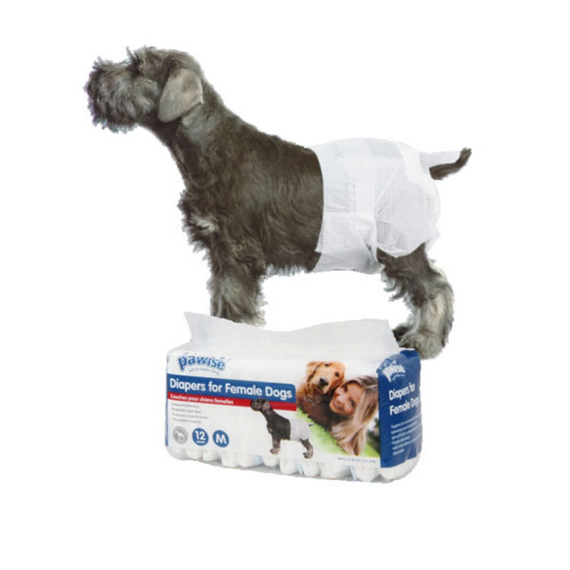 1048541_679-12974.jpg Pawise Köpek Alt Bağlama Bezi XL Boy 12 Adet - Görsel 1
