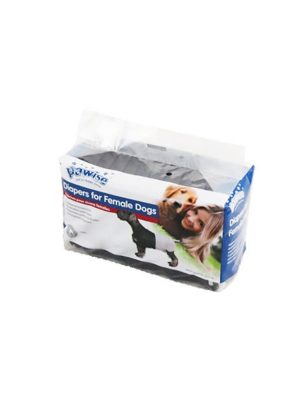 Pawise Köpek Alt Bağlama Bezi XL Boy Siyah 12 Adet