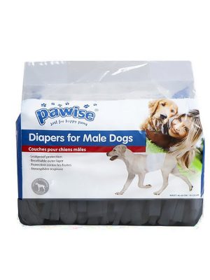 Pawise Kullan At Erkek Köpek Alt Bezi Siyah L