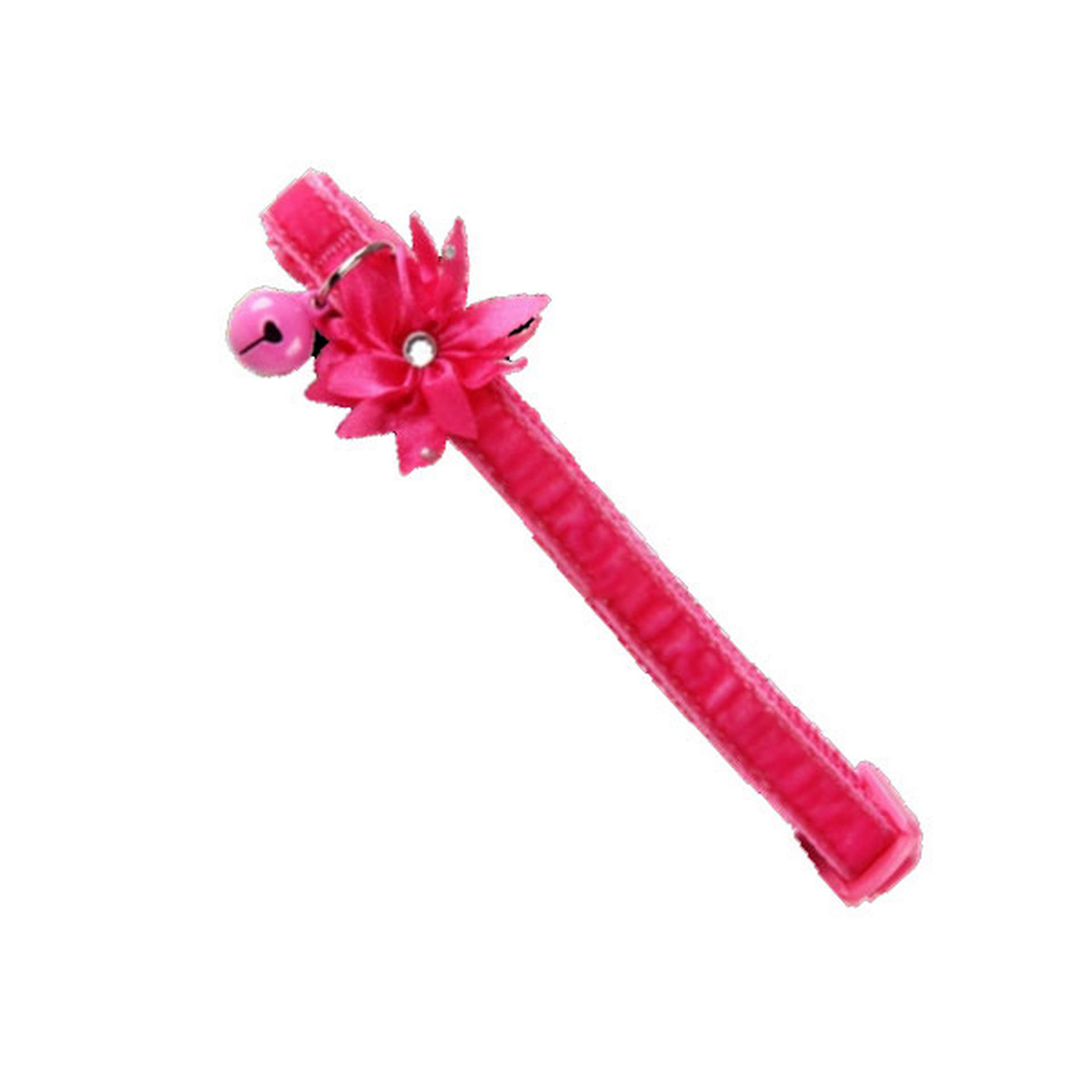 1048754_679-28025.jpg Pawise Çiçekli Kedi Boyun Tasması Pembe - Görsel 1
