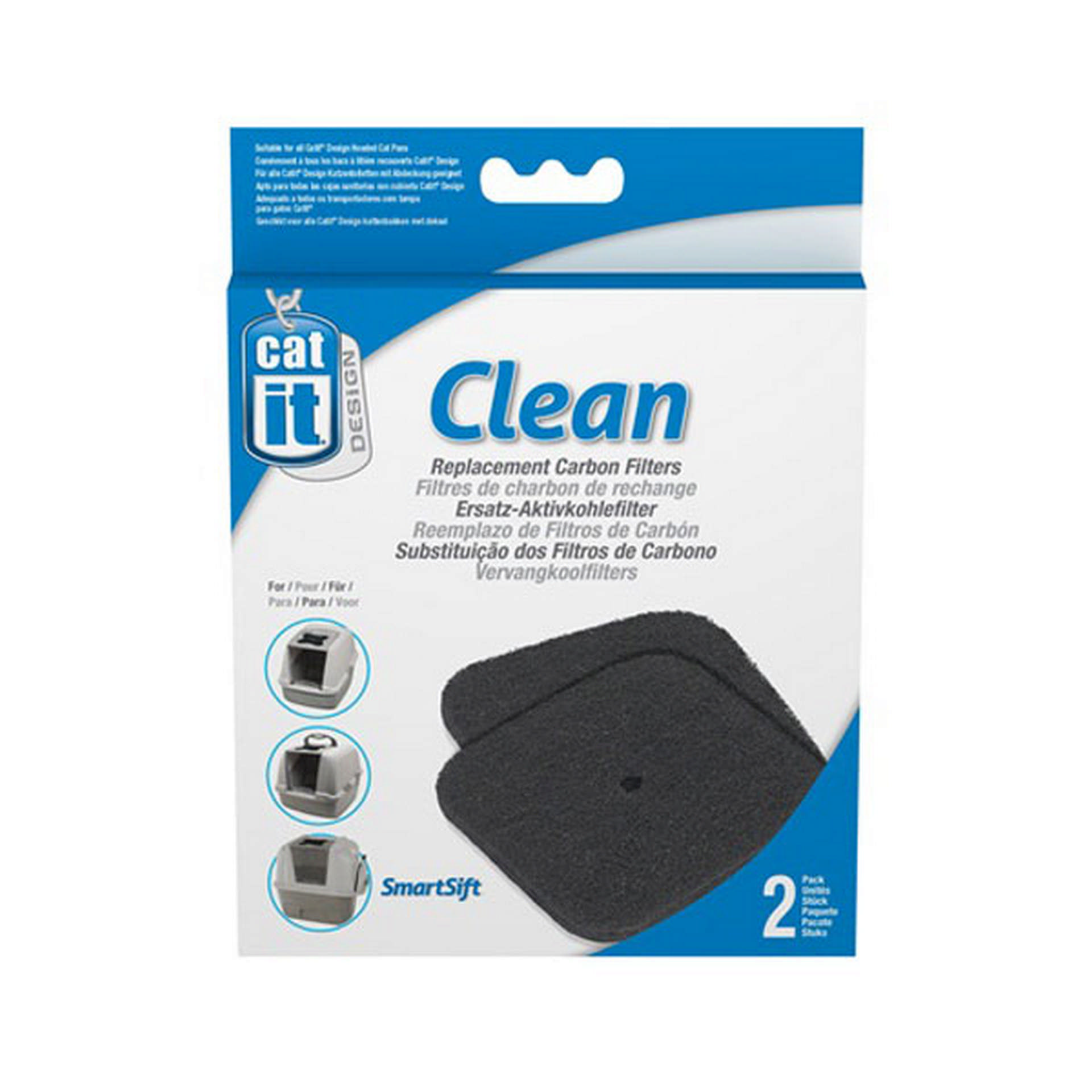 1049146_700-50705.jpg Catit Tuvalet Kabinleri İçin Karbon Filtre 2 Li - Görsel 1