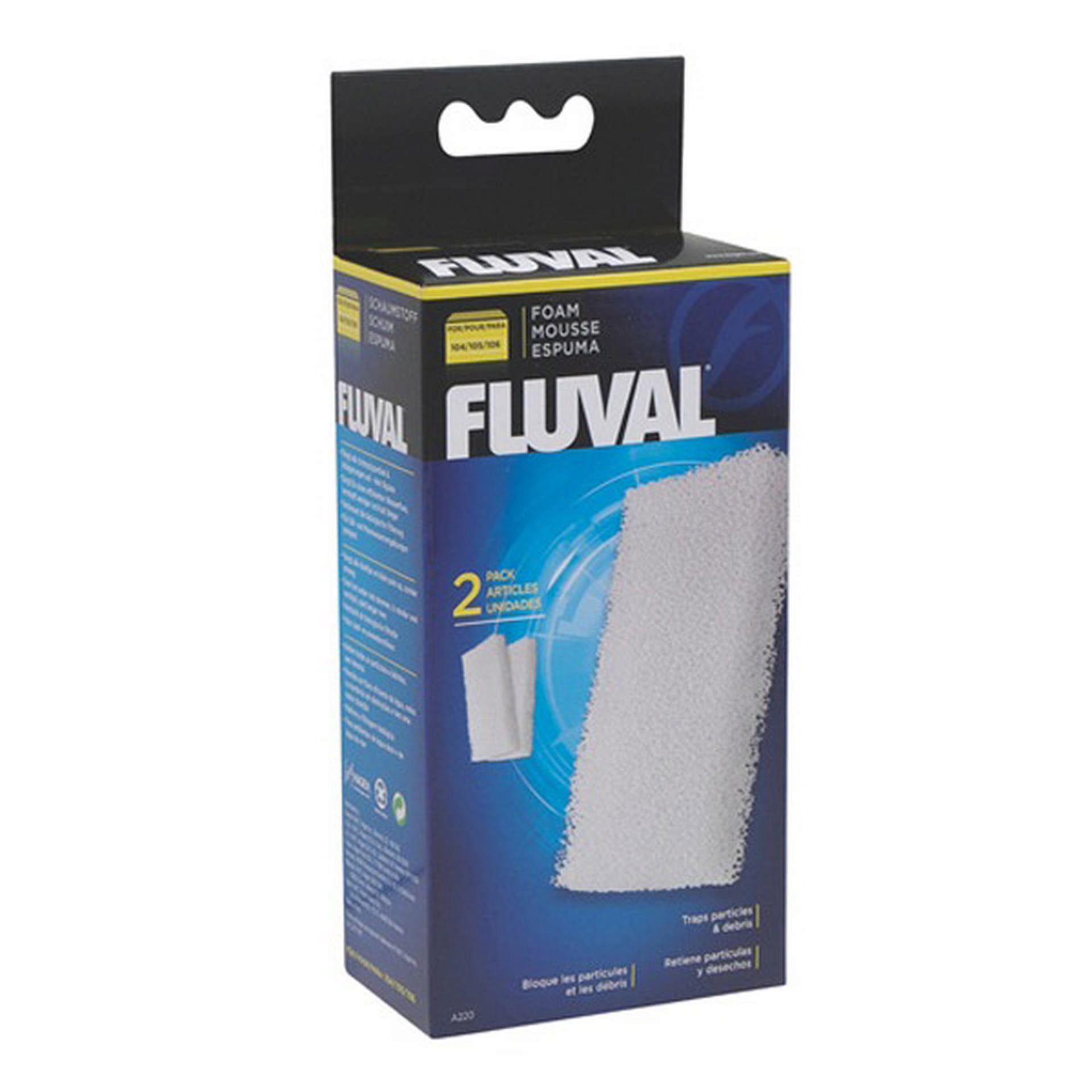 1049272_701-A220.jpg Fluval Filtre Süngeri #104105106 (2 Li) - Görsel 1