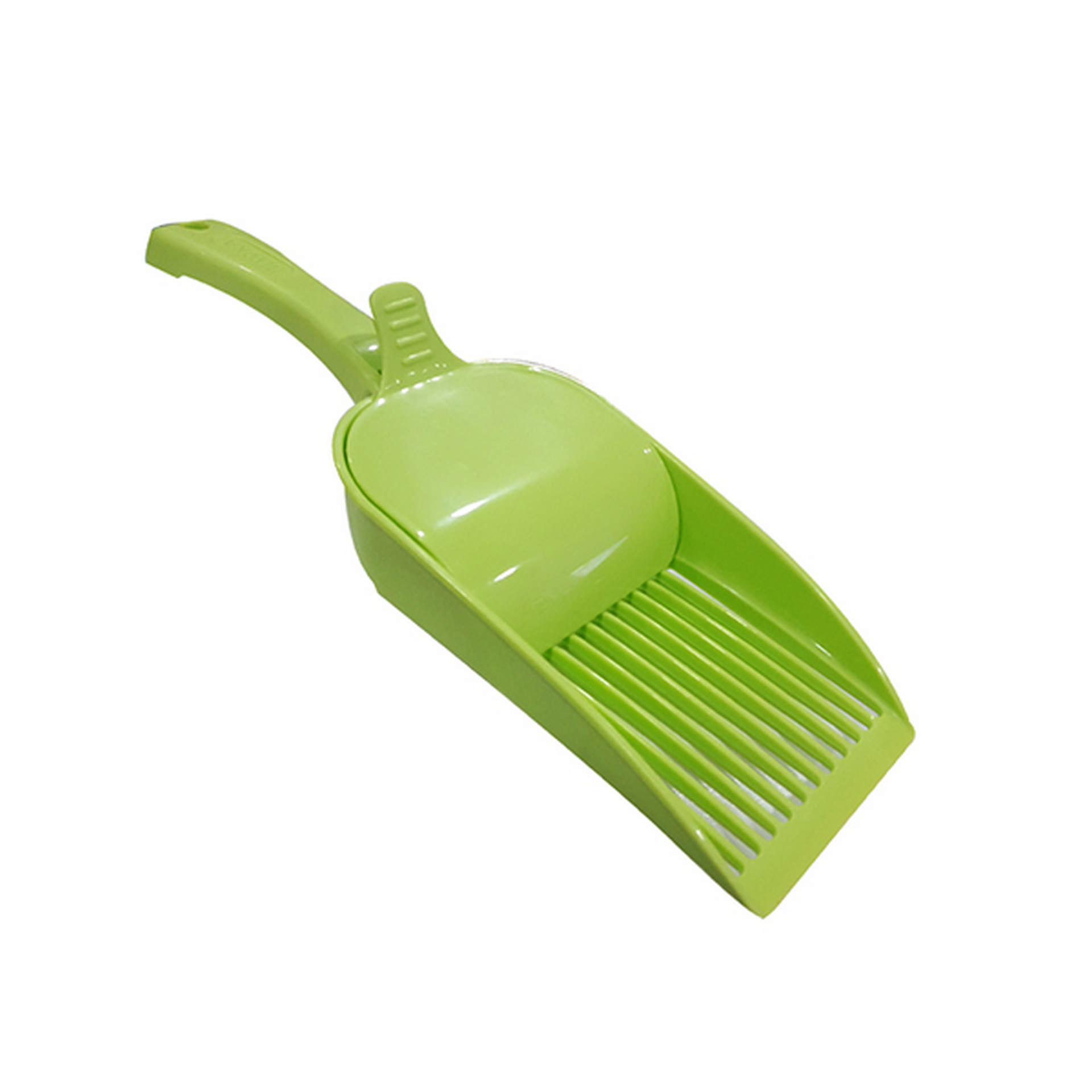 1049423_783-CAT-S5-Y.jpg Strong Hazneli Kedi Kumu Toplama Küreği Yeşil 35 cm - Görsel 1