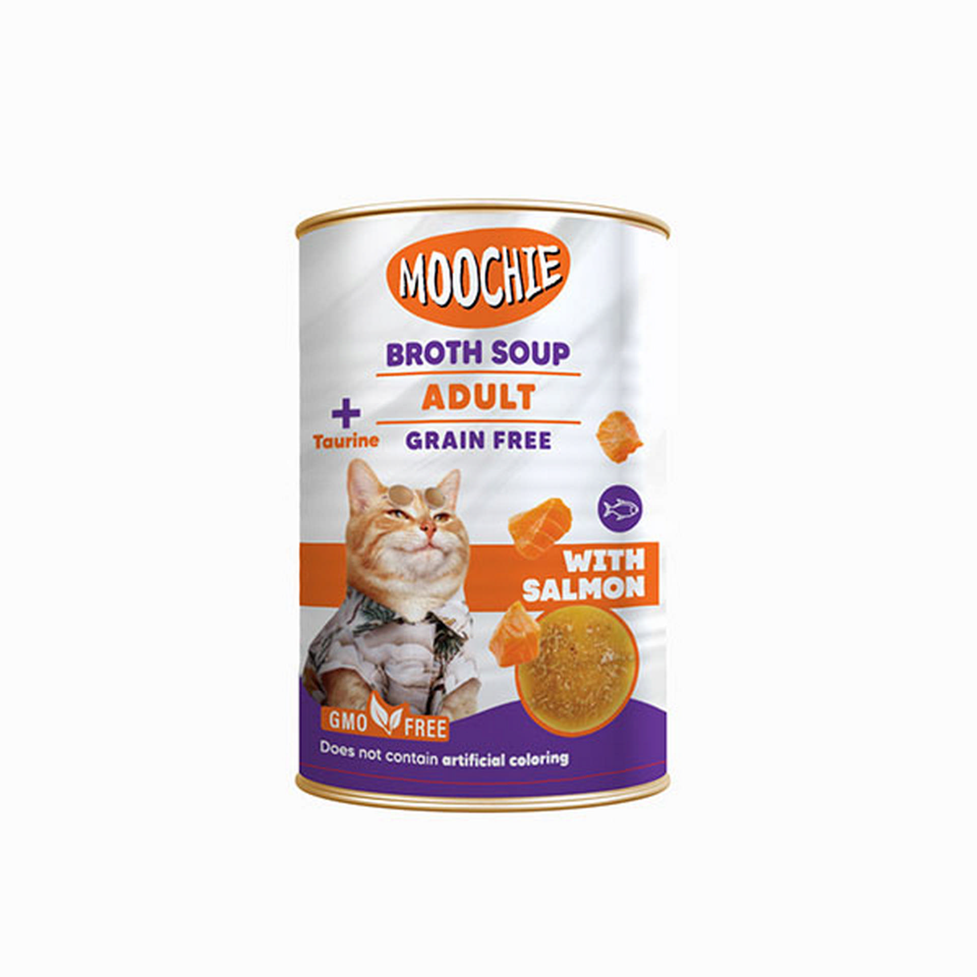 1052776_446-CB0569.jpg Moochie Et Suyu Çorba Somon Balıklı Yet.Kedi 135ML - Görsel 1