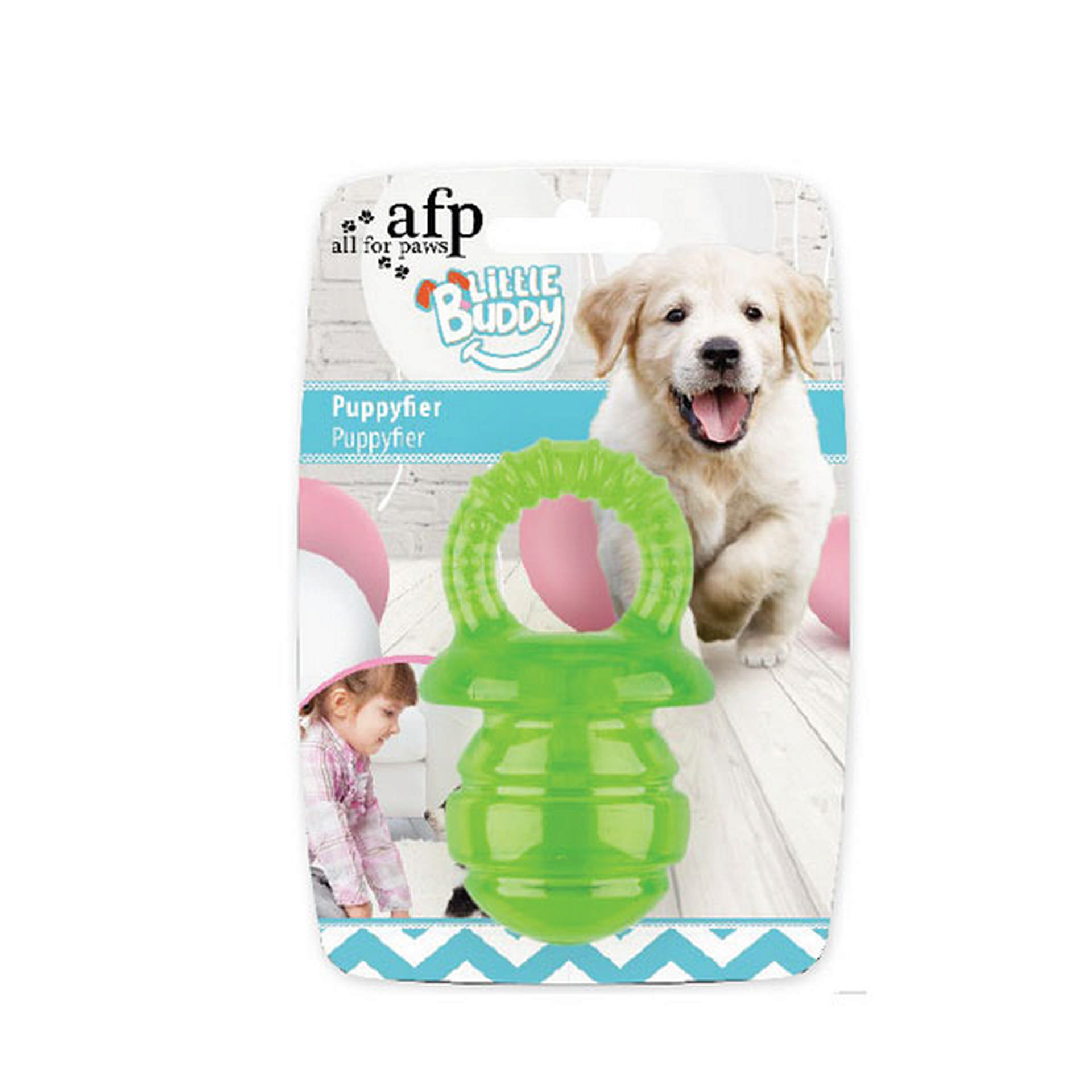 1058268_680-4217.jpg Afp Little Buddy - Puppyfier- Lastik Emzik Yeşil L - Görsel 1