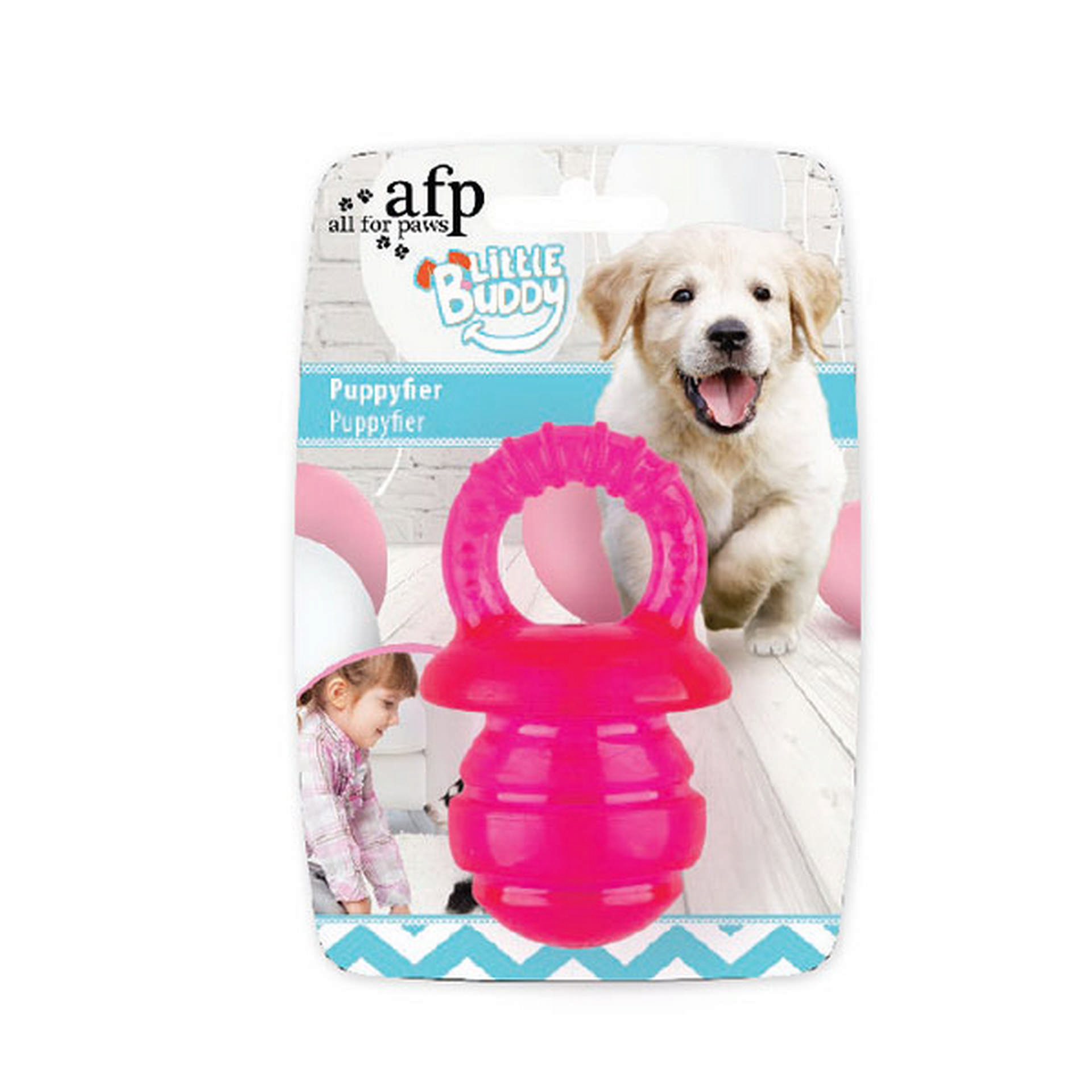 1058269_680-4218.jpg Afp Little Buddy - Puppyfier- Lastik Emzik Pembe S - Görsel 1