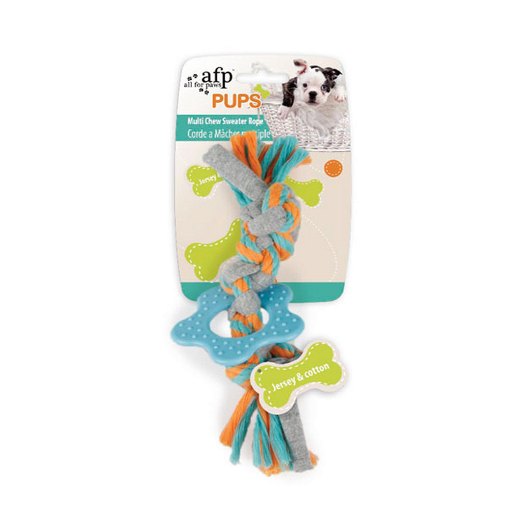 1058283_680-4736.jpg Afp Pups - Sweater Rope Yav.Köpek Lastikli Diş İpi - Görsel 1