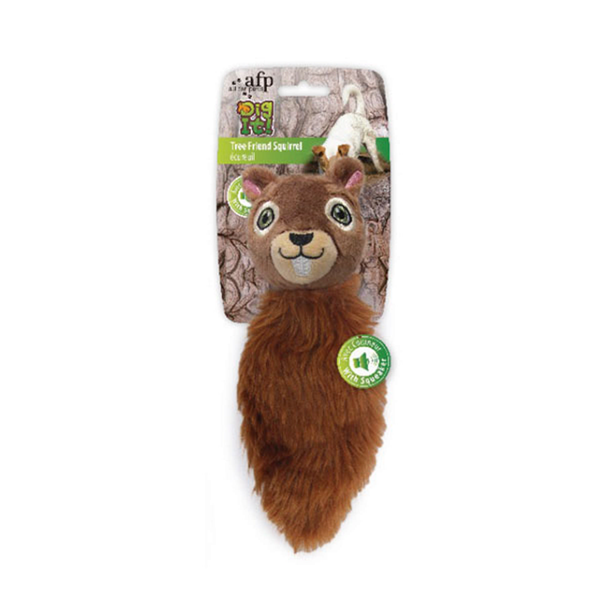 1058289_680-6090.jpg Afp Dig İt - Tree Friend Koca Kuyruk Peluş Sincap - Görsel 1
