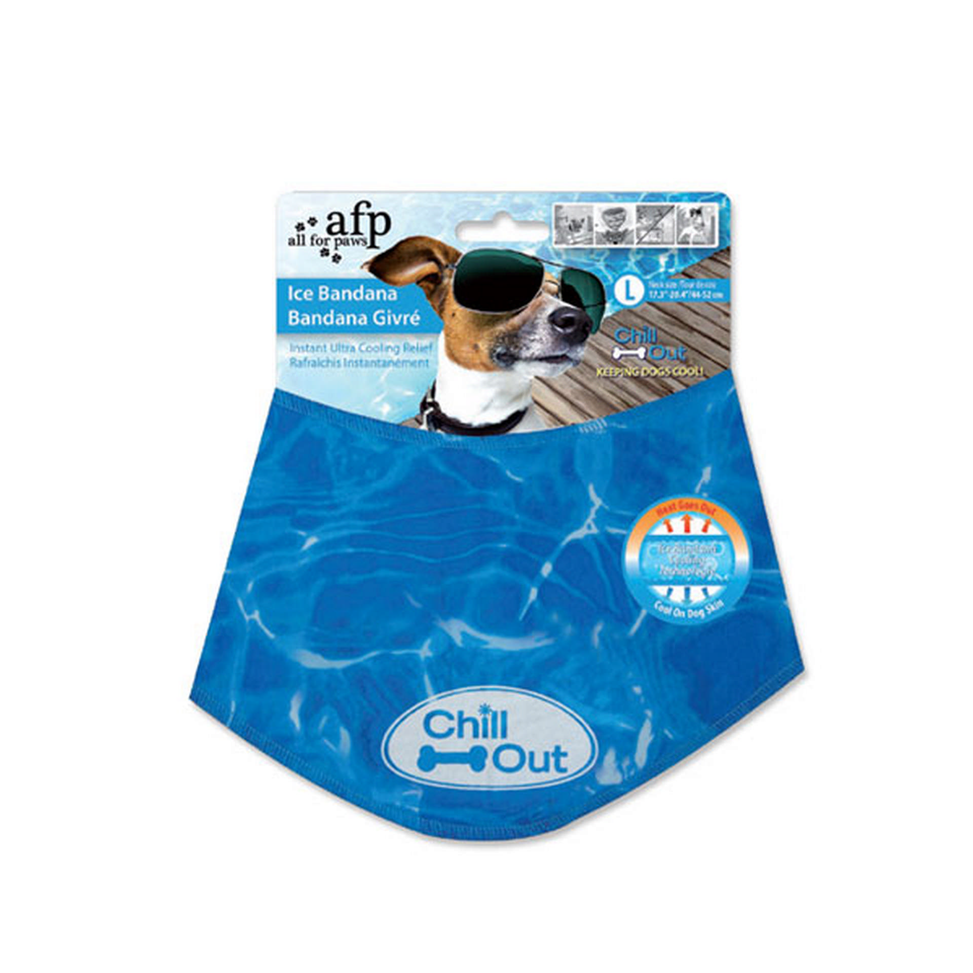 1058295_680-8011.jpg Afp Chill Out - Soğutmalı Köpek Bandana S - Görsel 1