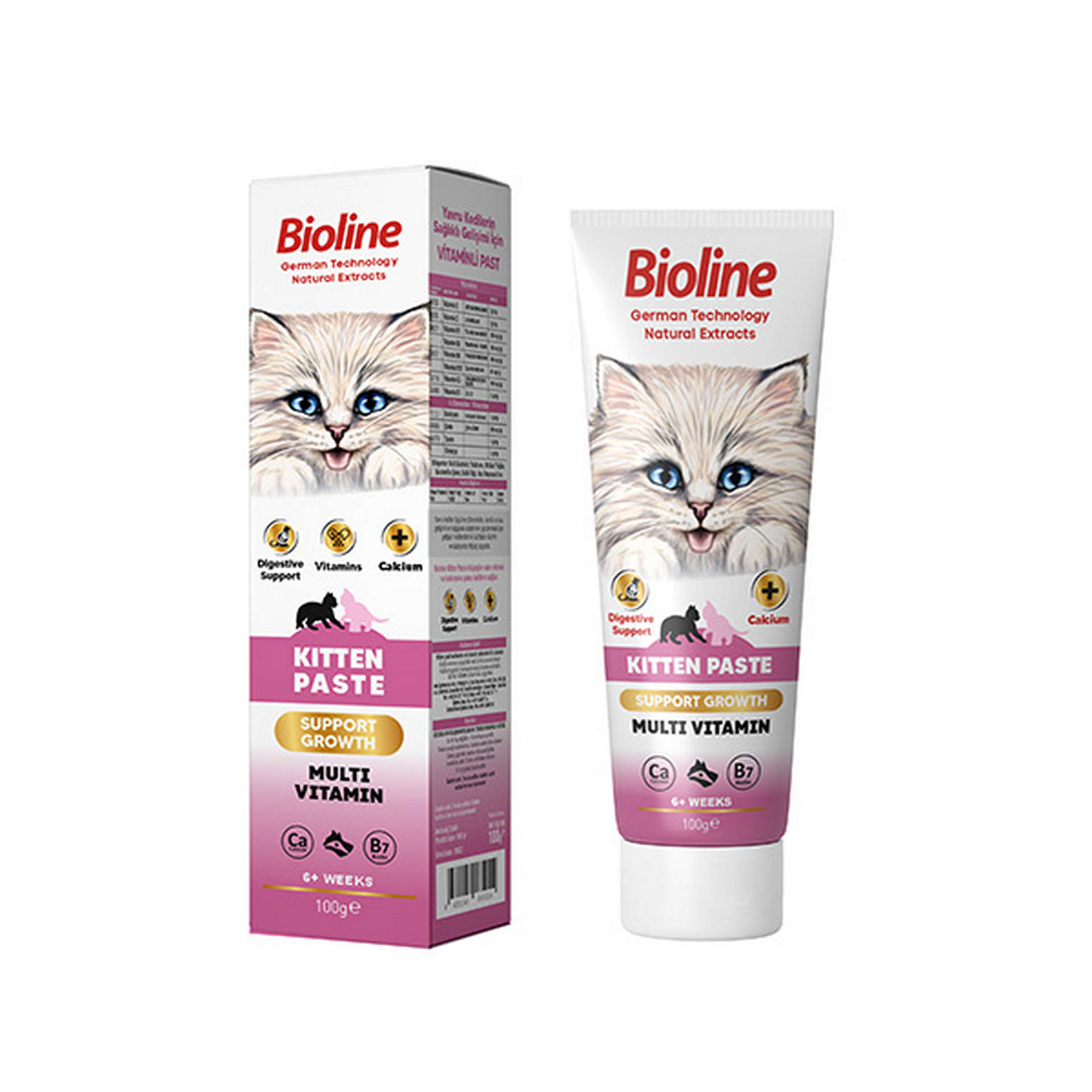 1058310_681-8502.jpg Bioline Kitten Paste 100 Gr - Görsel 1