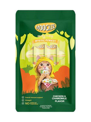 Moochie Sıvı Kedi Ödülü Tavuk-Papatya 5x15 Gr
