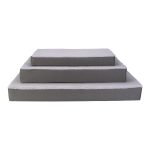 Pet Comfort Lima Ortopedik Köpek Yatağı Gri Peluş S 70x40x9cm - Görsel 4
