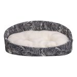 Pet Comfort Porto  Köpek Yatağı Siyah-Beyaz 70x55cm