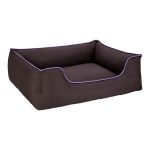 Pet Comfort Alpha  Köpek Yatağı Kahverengi w Mor Biye L 105x85cm - Görsel 2