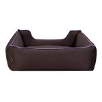 Pet Comfort Alpha  Köpek Yatağı Kahverengi w Mor Biye L 105x85cm - Görsel 3
