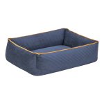 Pet Comfort Golf  Kedi ve Köpek Yatağı Parliament Mavi w Hardal Biye XS 55x45cm - Görsel 2