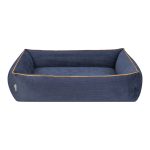 Pet Comfort Golf  Köpek Yatağı Parliament Mavi w Hardal Biye L 105x80cm - Görsel 3