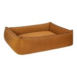 Pet Comfort Golf  Köpek Yatağı Hardal w Parliament Mavi Biye L 105x80cm - Görsel 2