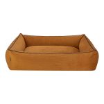 Pet Comfort Golf  Köpek Yatağı Hardal w Parliament Mavi Biye L 105x80cm - Görsel 3