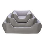 Pet Comfort Echo  Köpek Yatağı Gri/Gri Peluş L 105x80cm - Görsel 4