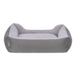 Pet Comfort Bravo Duo  Köpek Yatağı Gri/Gri Peluş M 75x60cm - Görsel 3