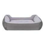 Pet Comfort Bravo Duo  Köpek Yatağı Gri/Gri Peluş L 90x70cm - Görsel 3