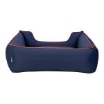 Pet Comfort Alpha  Köpek Yatağı Lacivert w Turuncu Biye L 105x85cm - Görsel 3