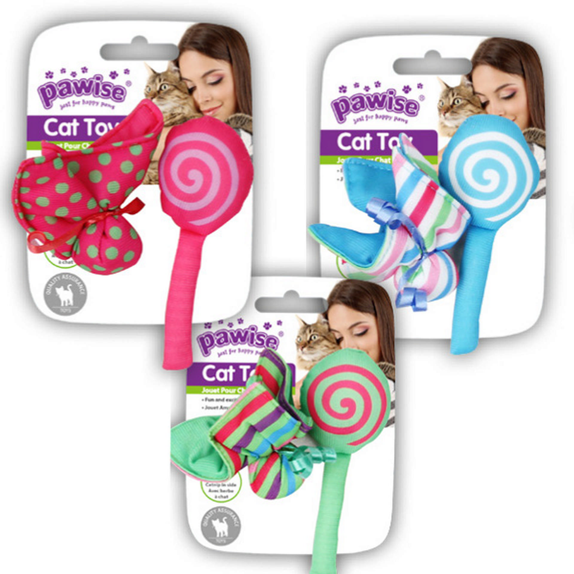 1072130_679-28124.jpg Pawise Şeker - Çiçek Kedi Oyuncağı - Görsel 1