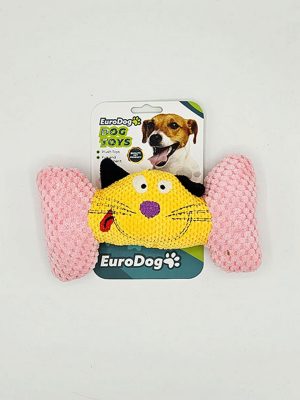 EuroDog Örgü Peluş Kemik Köpek Oyuncağı 19,5x11 Cm