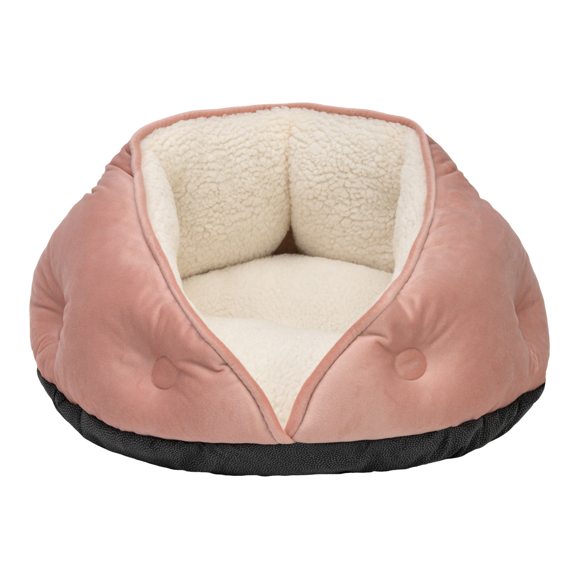 Pet Comfort Paris  Kedi ve Köpek Yatağı Pudra Pembe 60cm - Görsel 1
