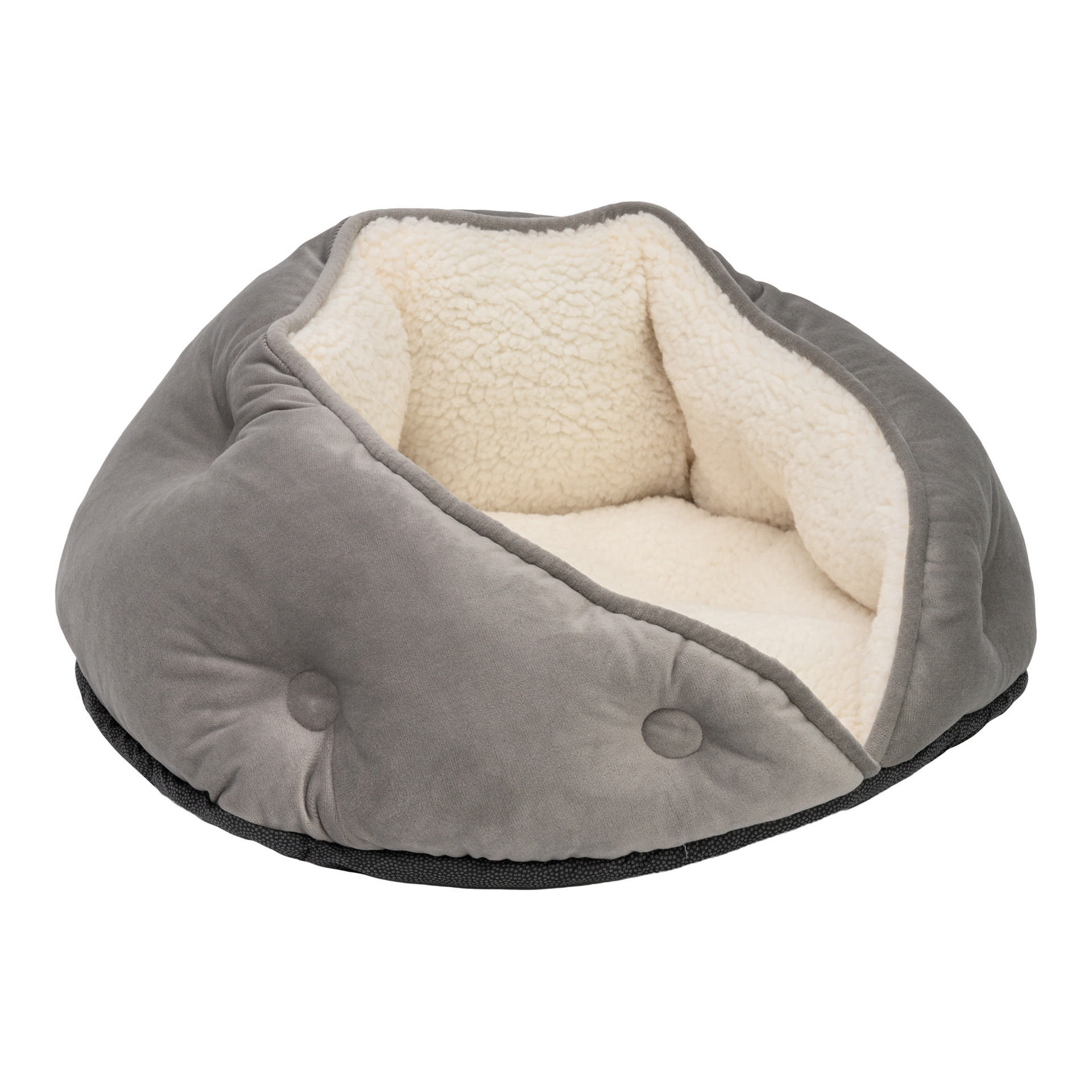 Pet Comfort Paris  Kedi ve Köpek Yatağı Gri 50cm - Görsel 2