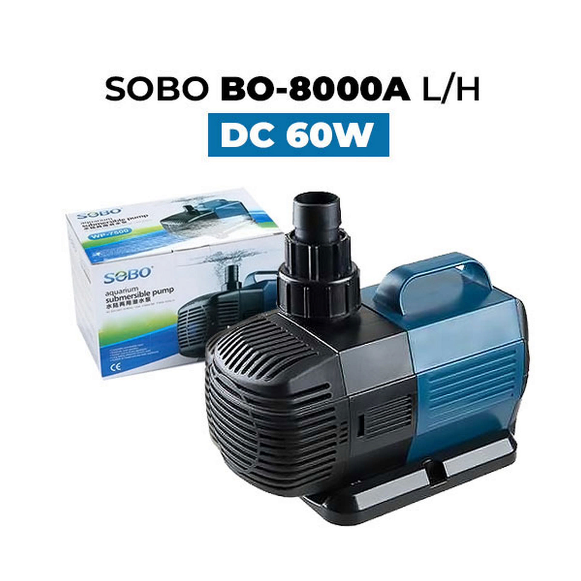 1104055_745-BO-8000A.jpg Sobo Sump Pompası 60W 8000 LtH 4,8 M - Görsel 1