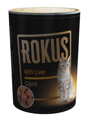 Rokus Ciğerli Kedi Konservesi 410g Rok240410lracl1