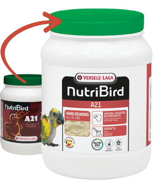 1108770_cf5ec09cf906aa87bbc7b4eb3ee450c8.png Versele Laga Nutrıbırd A21 Elle Yetiştirme Maması 800g - Görsel 1