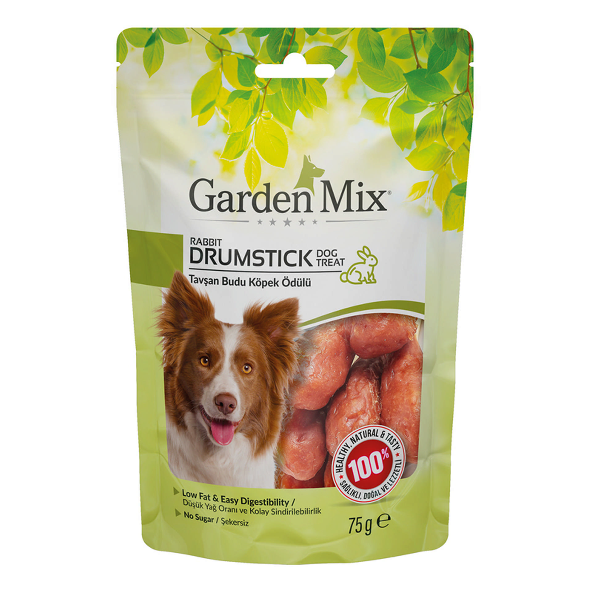 1108812_769f830d2ac6afd8e7853e0e07e210dd.jpg Garden Mıx Tavşan Budu Köpek Ödülü 75 Gr - Görsel 1